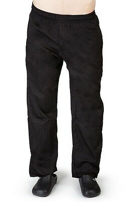 Classic Black Chef Pants Heavy Duty Chef Uniform Kitchen Chef Wear 8641  Black